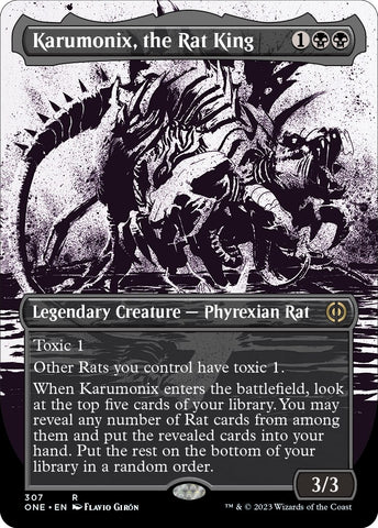Image for Karumonix, the Rat King (Showcase) (307) [Phyrexia: All Will Be One]