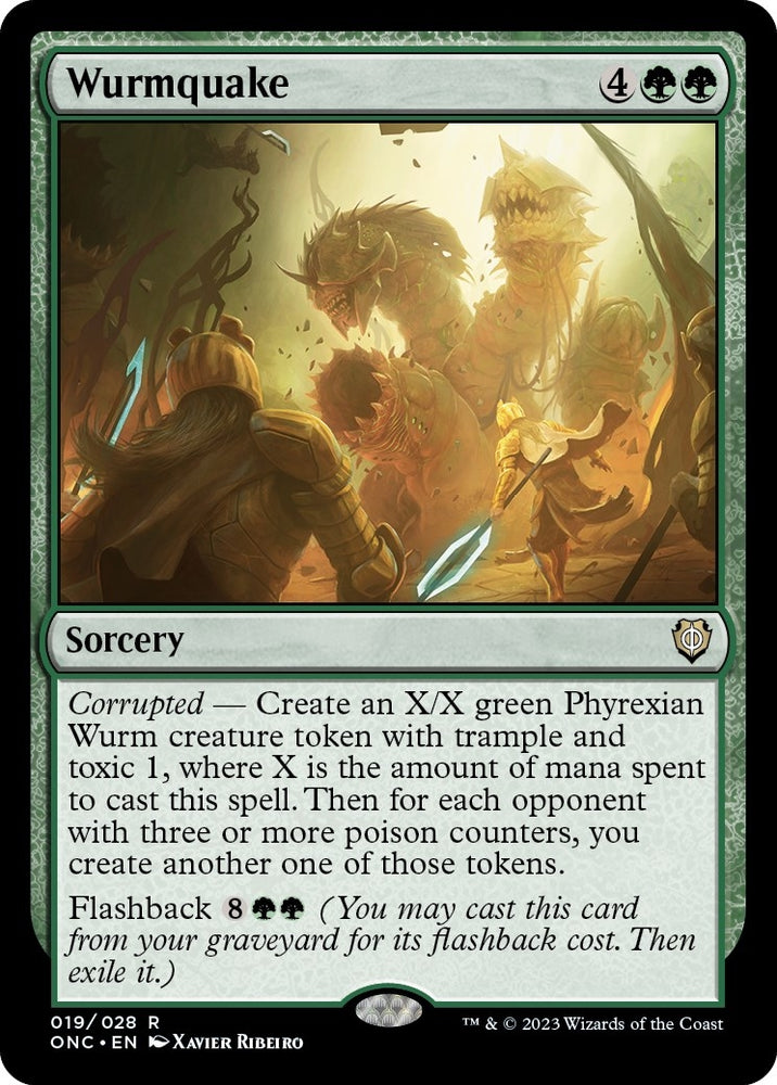 Image for Wurmquake (19) [Commander: Phyrexia: All Will Be One]
