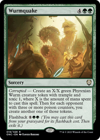 Image for Wurmquake (19) [Commander: Phyrexia: All Will Be One]
