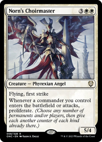 Image for Norn's Choirmaster (8) [Commander: Phyrexia: All Will Be One]