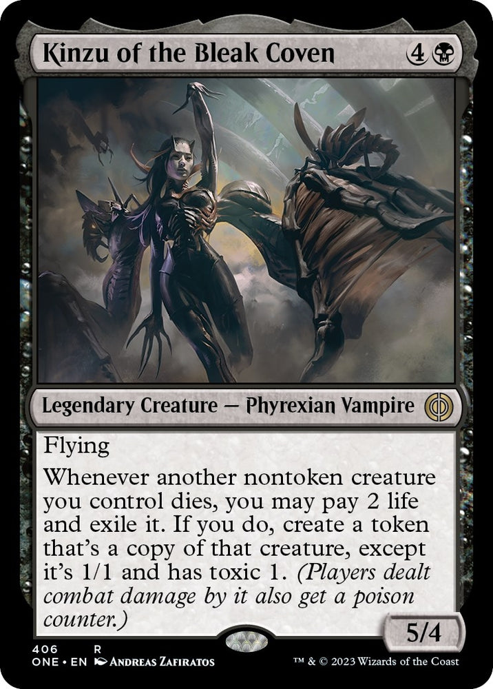 Image for Kinzu of the Bleak Coven (406) [Phyrexia: All Will Be One]