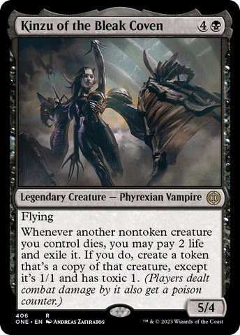 Image for Kinzu of the Bleak Coven (406) [Phyrexia: All Will Be One]