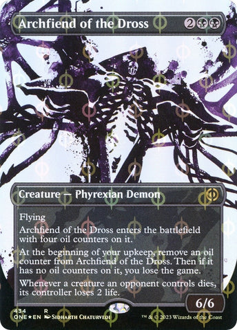 Image for Archfiend of the Dross (Showcase) (Step-and-Compleat Foil) (434) [Phyrexia: All Will Be One]
