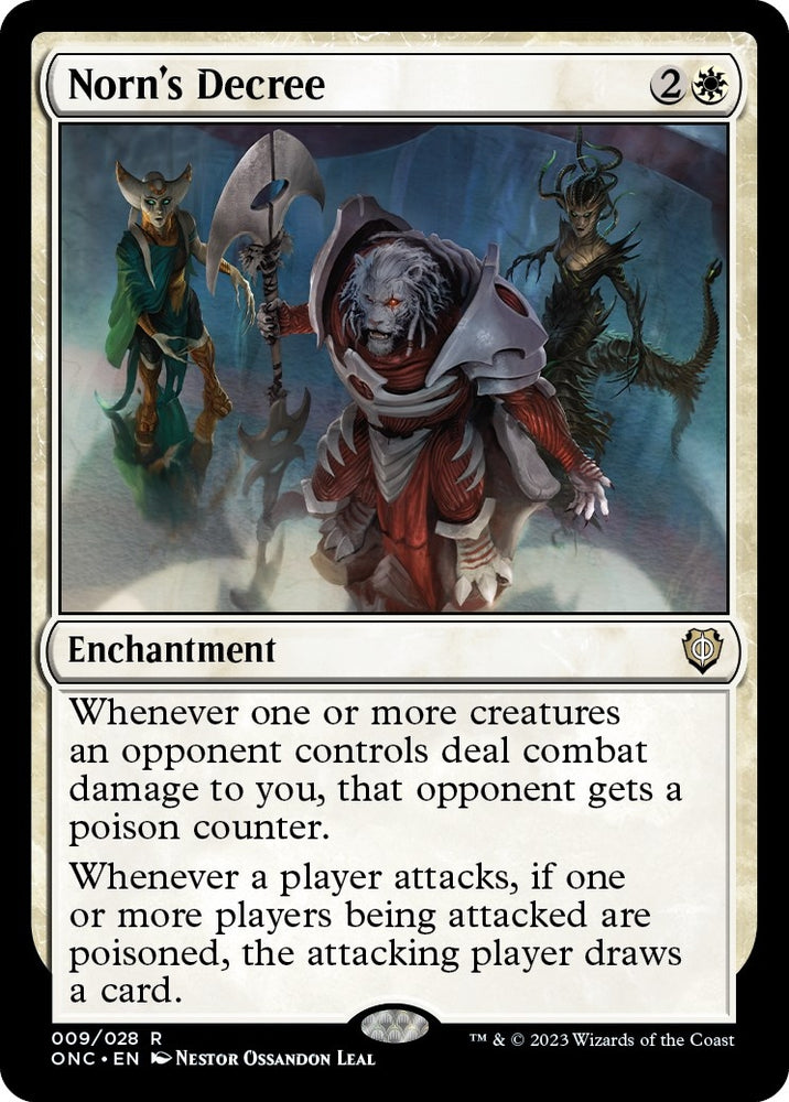 Image for Norn's Decree (9) [Commander: Phyrexia: All Will Be One]