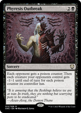 Image for Phyresis Outbreak (12) [Commander: Phyrexia: All Will Be One]