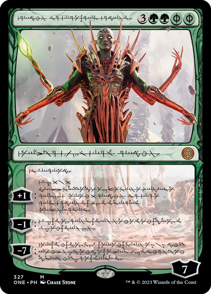 Image for Nissa, Ascended Animist (Phyrexian) (327) [Phyrexia: All Will Be One]