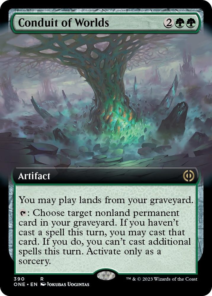 Image for Conduit of Worlds (Extended Art) (390) [Phyrexia: All Will Be One]