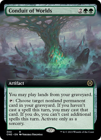 Image for Conduit of Worlds (Extended Art) (390) [Phyrexia: All Will Be One]