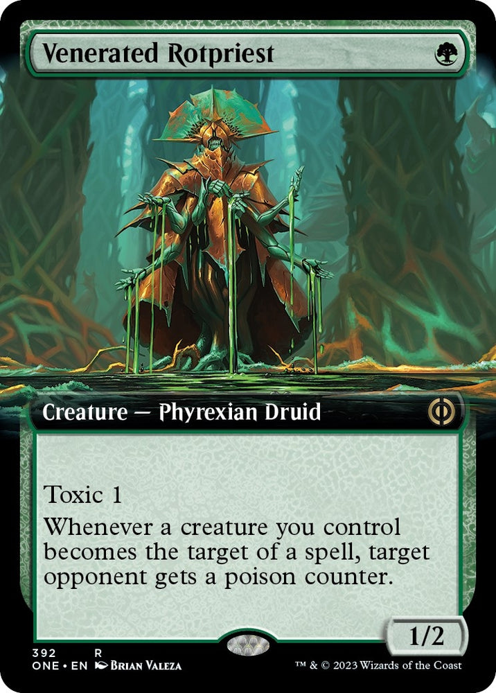 Image for Venerated Rotpriest (Extended Art) (392) [Phyrexia: All Will Be One]