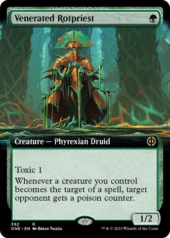 Image for Venerated Rotpriest (Extended Art) (392) [Phyrexia: All Will Be One]