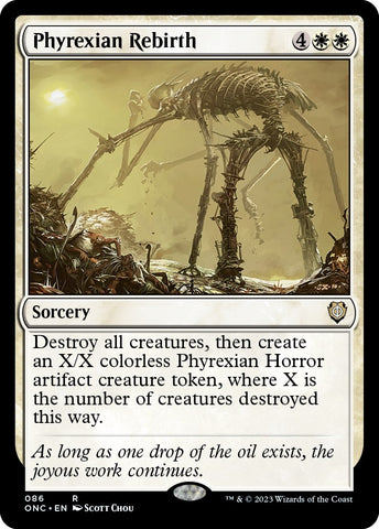 Image for Phyrexian Rebirth (86) [Commander: Phyrexia: All Will Be One]