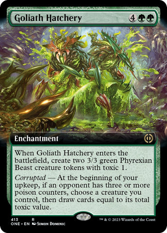 Image for Goliath Hatchery (Extended Art) (413) [Phyrexia: All Will Be One]