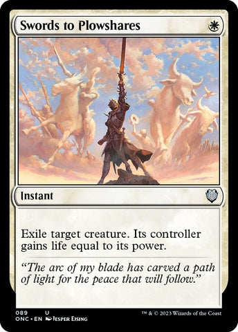 Image for Swords to Plowshares (89) [Commander: Phyrexia: All Will Be One]