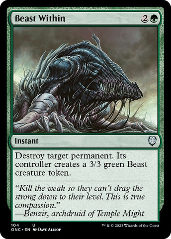 Image for Beast Within (104) [Commander: Phyrexia: All Will Be One]