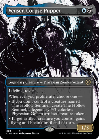 Image for Venser, Corpse Puppet (Showcase) (324) [Phyrexia: All Will Be One]
