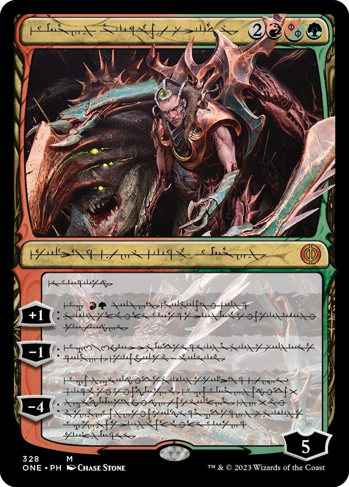 Image for Lukka, Bound to Ruin (Phyrexian) (328) [Phyrexia: All Will Be One]