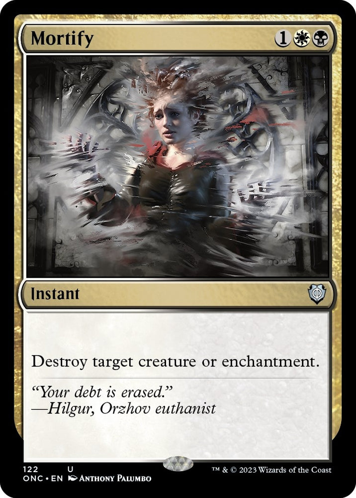 Image for Mortify (122) [Commander: Phyrexia: All Will Be One]