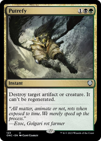Image for Putrefy (123) [Commander: Phyrexia: All Will Be One]