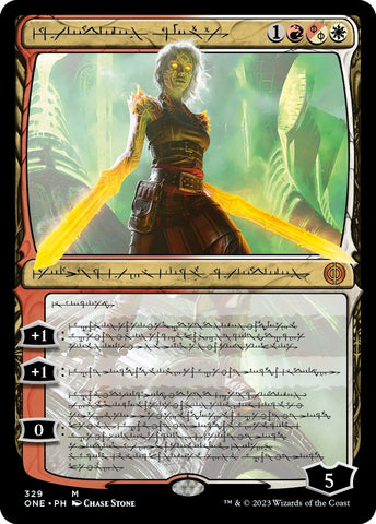 Image for Nahiri, the Unforgiving (Phyrexian) (329) [Phyrexia: All Will Be One]