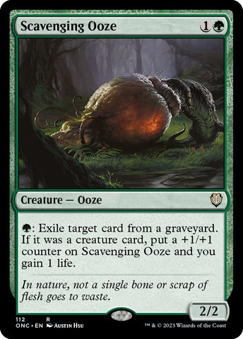 Image for Scavenging Ooze (112) [Commander: Phyrexia: All Will Be One]