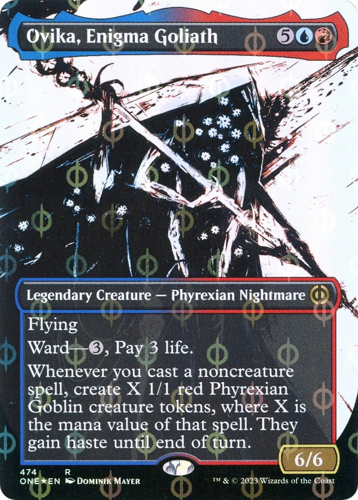 Image for Ovika, Enigma Goliath (Showcase) (Step-and-Compleat Foil) (474) [Phyrexia: All Will Be One]