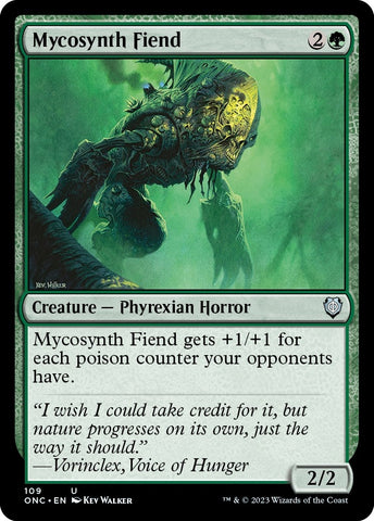 Image for Mycosynth Fiend (109) [Commander: Phyrexia: All Will Be One]