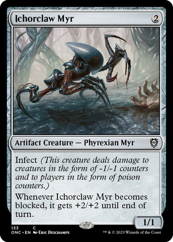 Image for Ichorclaw Myr (133) [Commander: Phyrexia: All Will Be One]