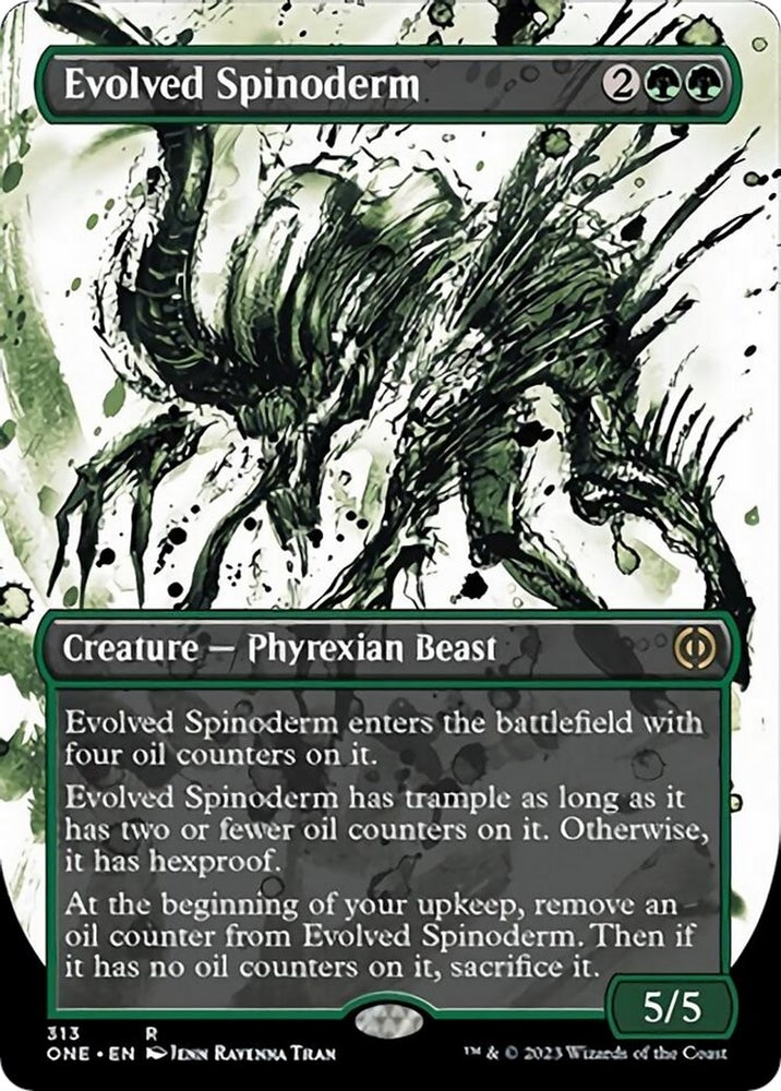 Image for Evolved Spinoderm (Showcase) (313) [Phyrexia: All Will Be One]