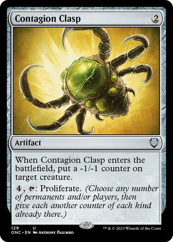 Image for Contagion Clasp (129) [Commander: Phyrexia: All Will Be One]