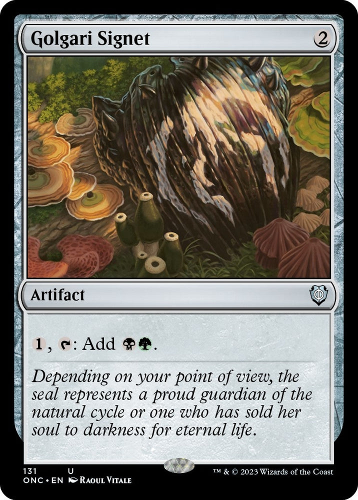 Image for Golgari Signet (131) [Commander: Phyrexia: All Will Be One]