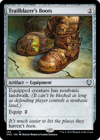 Image for Trailblazer's Boots (144) [Commander: Phyrexia: All Will Be One]