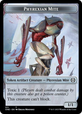 Image for Phyrexian Mite // Phyrexian Insect Double-Sided Token (11 // 16) [Commander: Phyrexia: All Will Be One]