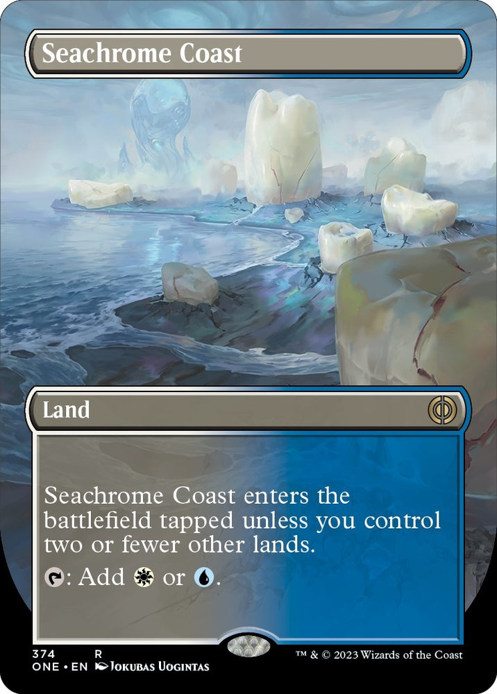 Image for Seachrome Coast (Borderless) (374) [Phyrexia: All Will Be One]