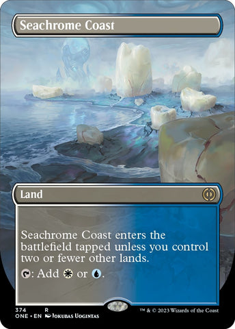 Image for Seachrome Coast (Borderless) (374) [Phyrexia: All Will Be One]