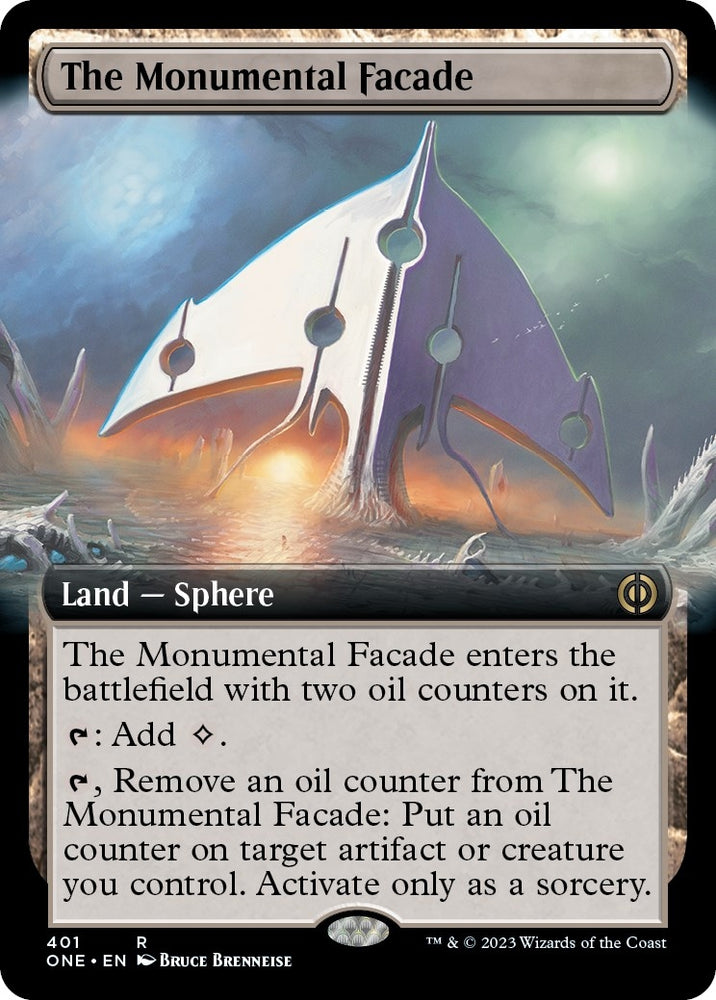 Image for The Monumental Facade (Extended Art) (401) [Phyrexia: All Will Be One]