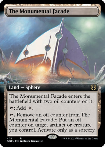 Image for The Monumental Facade (Extended Art) (401) [Phyrexia: All Will Be One]