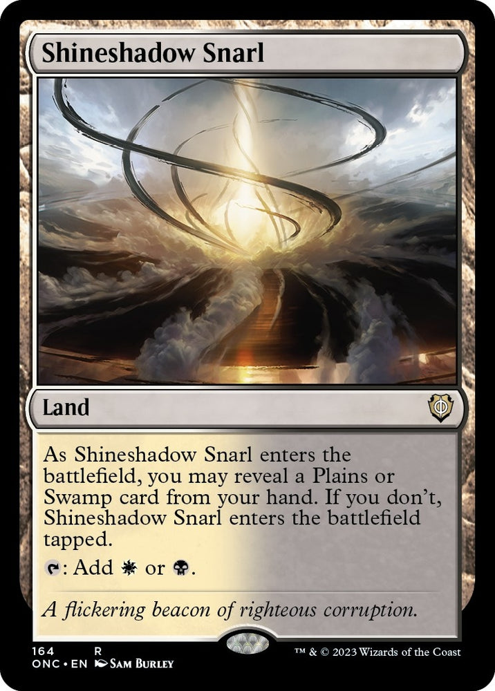 Image for Shineshadow Snarl (164) [Commander: Phyrexia: All Will Be One]