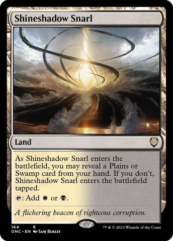 Image for Shineshadow Snarl (164) [Commander: Phyrexia: All Will Be One]