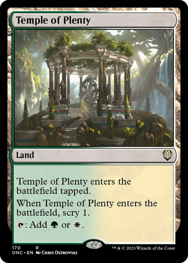 Image for Temple of Plenty (170) [Commander: Phyrexia: All Will Be One]