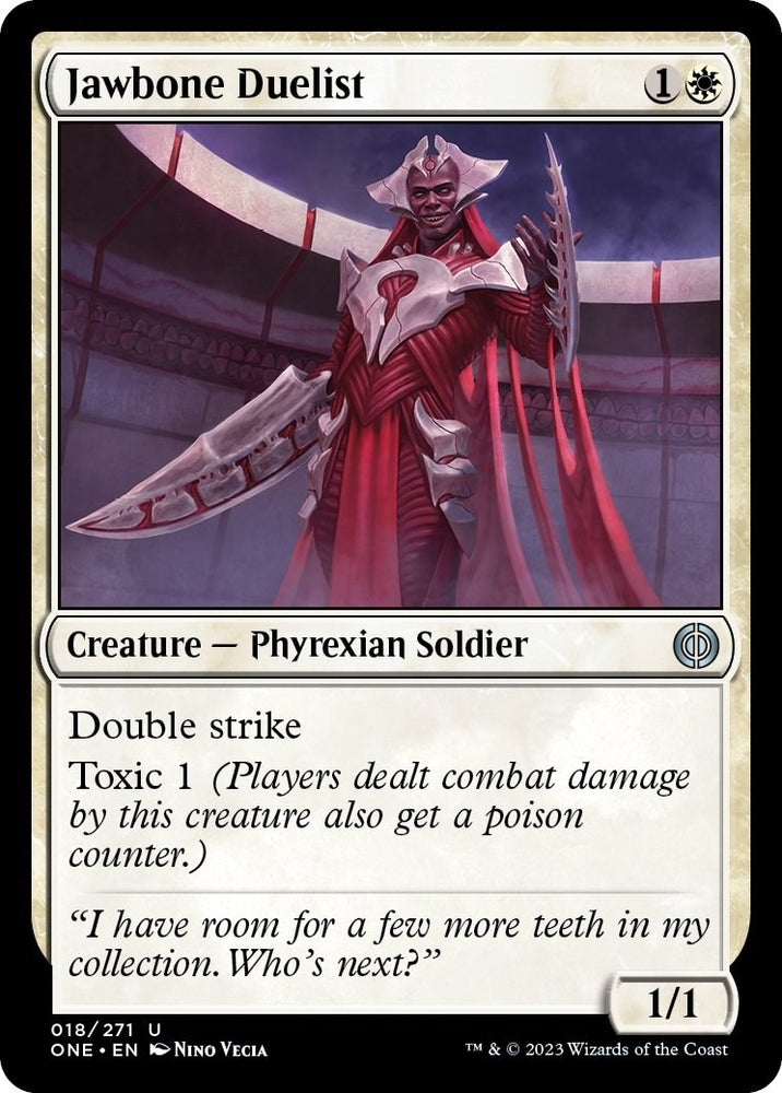 Image for Jawbone Duelist (18) [Phyrexia: All Will Be One]