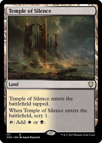 Image for Temple of Silence (171) [Commander: Phyrexia: All Will Be One]