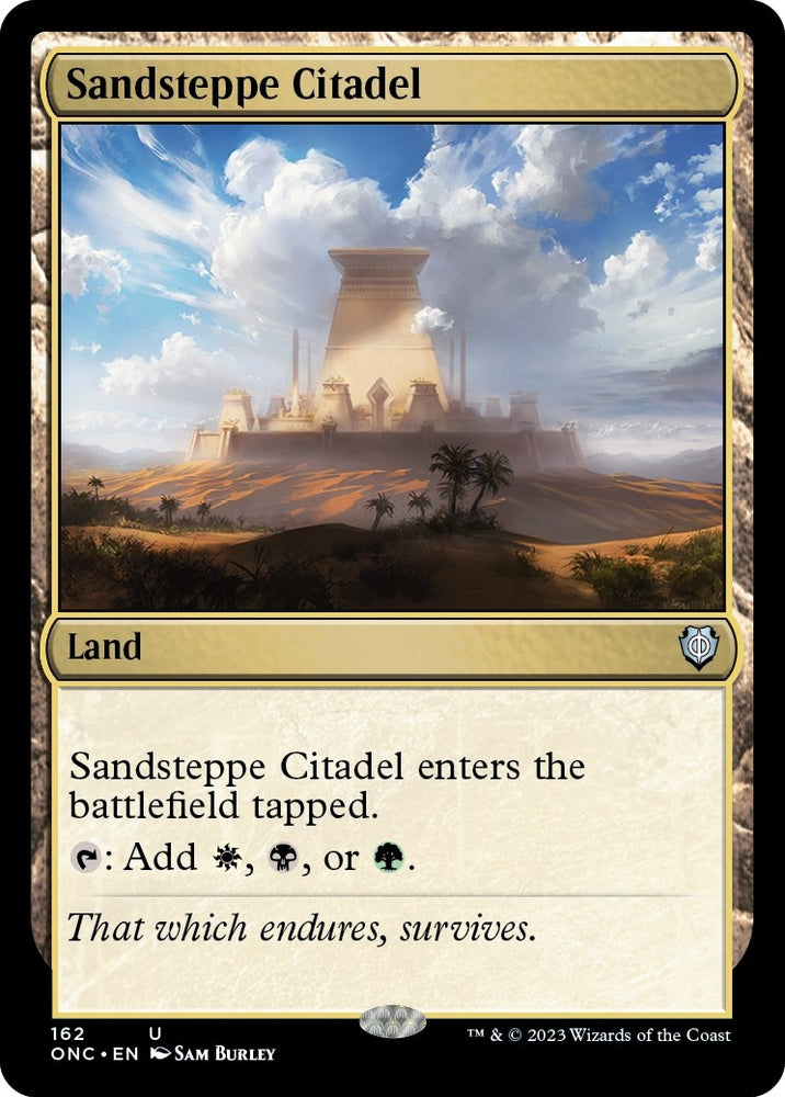 Image for Sandsteppe Citadel (162) [Commander: Phyrexia: All Will Be One]
