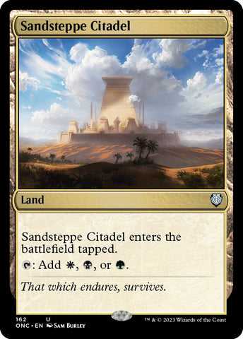 Image for Sandsteppe Citadel (162) [Commander: Phyrexia: All Will Be One]