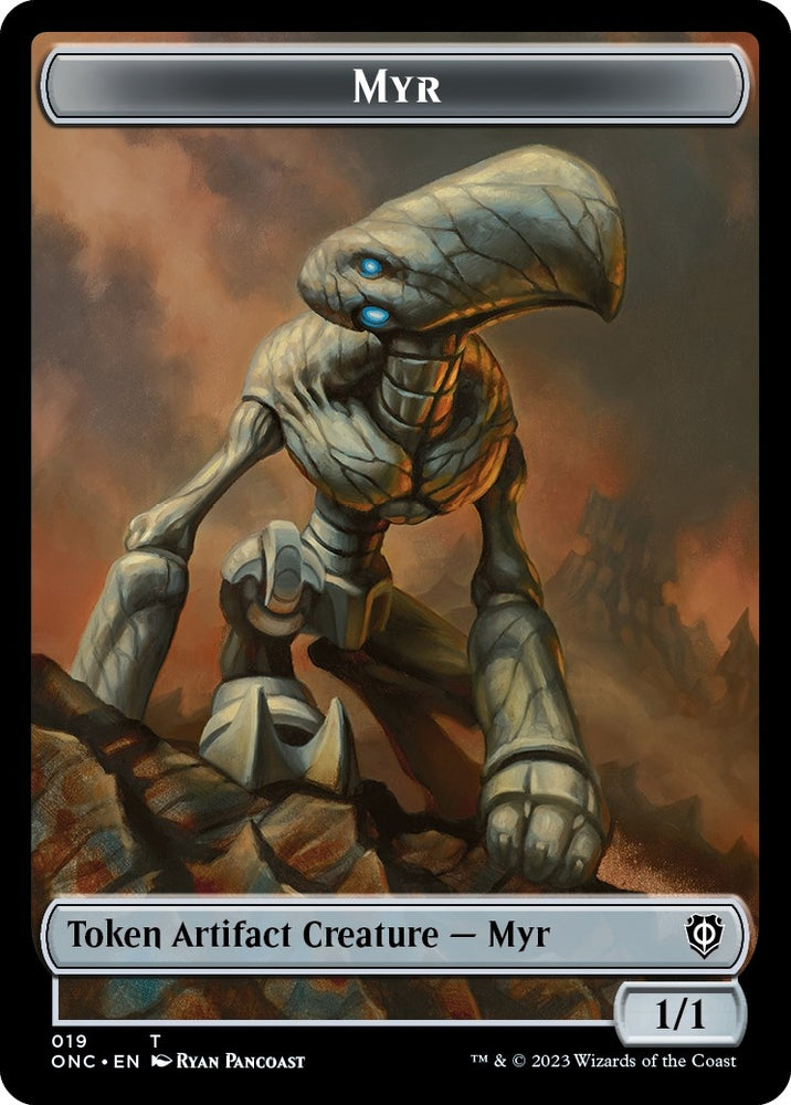Image for Myr // Thopter Double-Sided Token (19 // 21) [Commander: Phyrexia: All Will Be One]