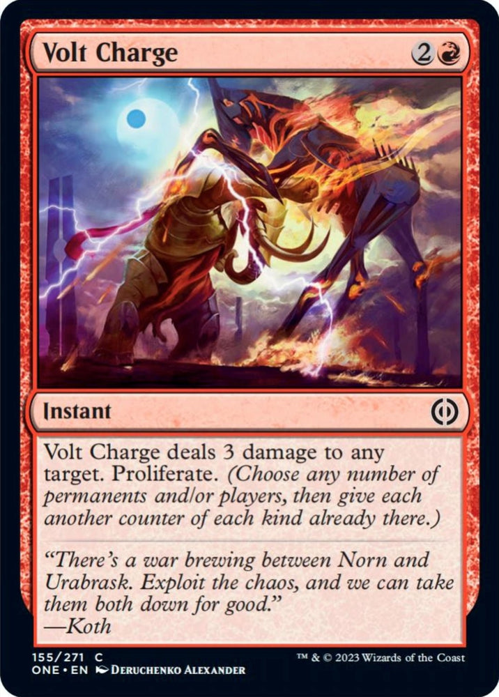 Image for Volt Charge (155) [Phyrexia: All Will Be One]