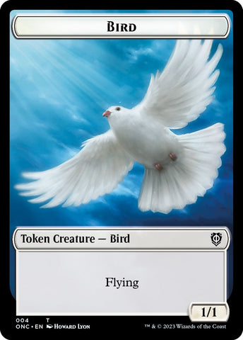 Image for Bird // Cat Double-Sided Token (4 // 1) [Commander: Phyrexia: All Will Be One]