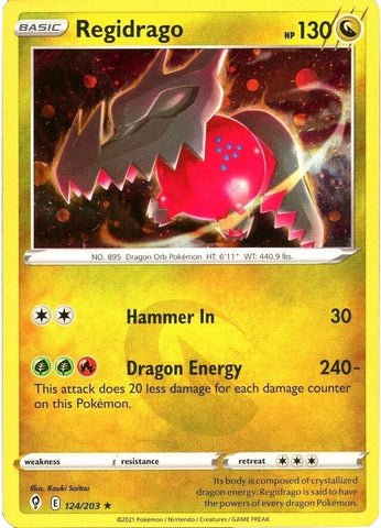 Image for Regidrago - 124/203 (Cosmos Holo) (124/203) - Pokemon