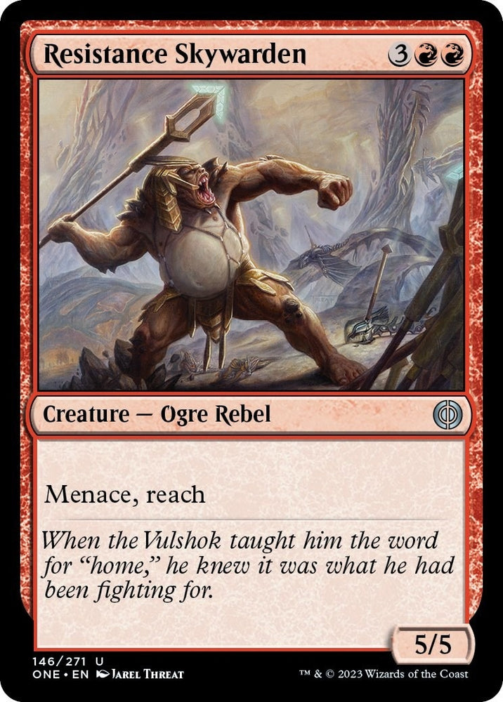 Image for Resistance Skywarden (146) [Phyrexia: All Will Be One]