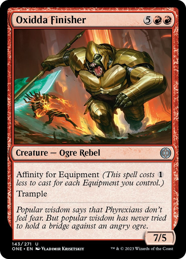 Image for Oxidda Finisher (143) [Phyrexia: All Will Be One]