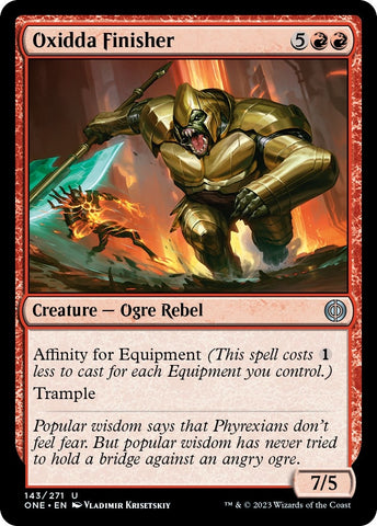 Image for Oxidda Finisher (143) [Phyrexia: All Will Be One]